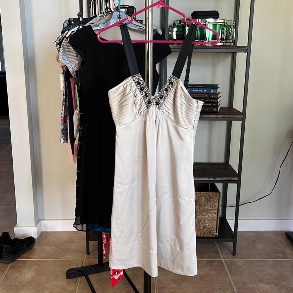 BCBG satin dress size 2